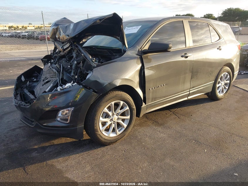 Vin: 2gnaxhev0m6109761, lot: 46932292, chevrolet equinox fwd ls 20212