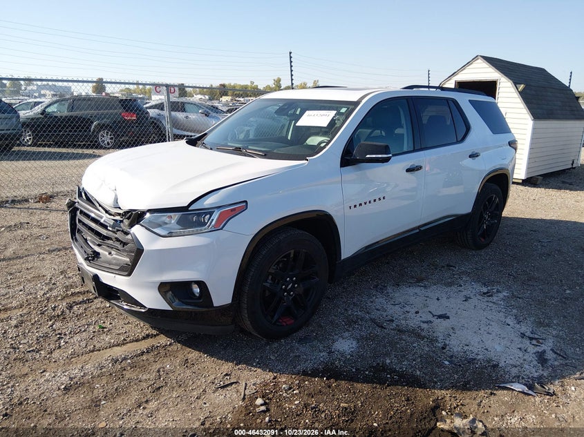 Vin: 1gnevkkw9mj107706, lot: 46932449, chevrolet traverse awd premier 20212