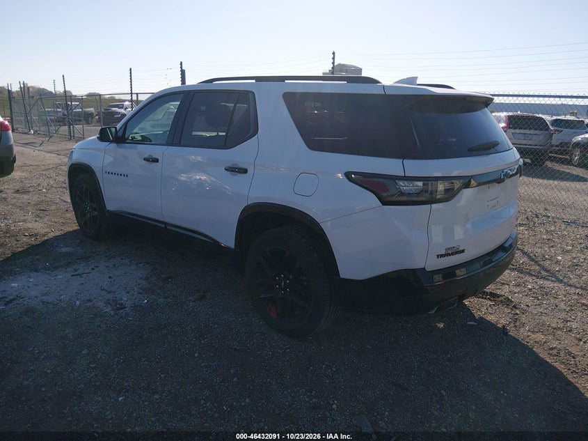 Vin: 1gnevkkw9mj107706, lot: 46932449, chevrolet traverse awd premier 20213