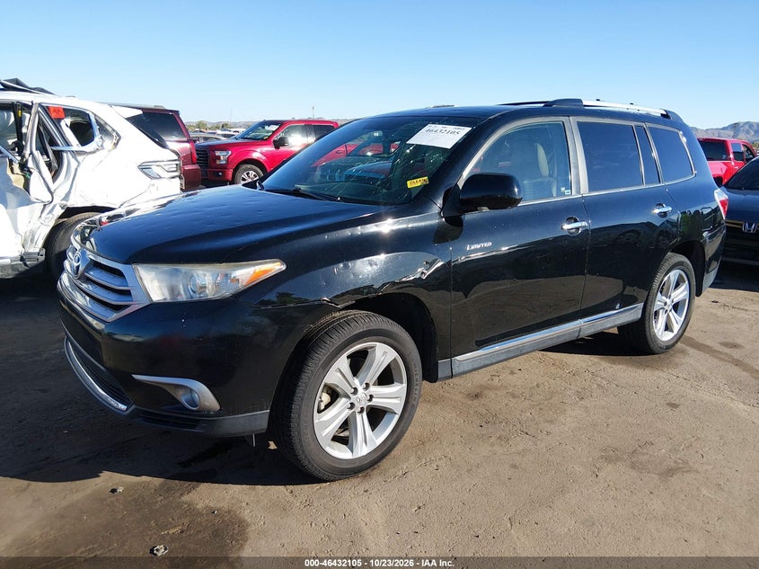 2013 Toyota Highlander Limited V6, Град, IAAI, VIN 5TDYK3EH4DS135661 — фото 2