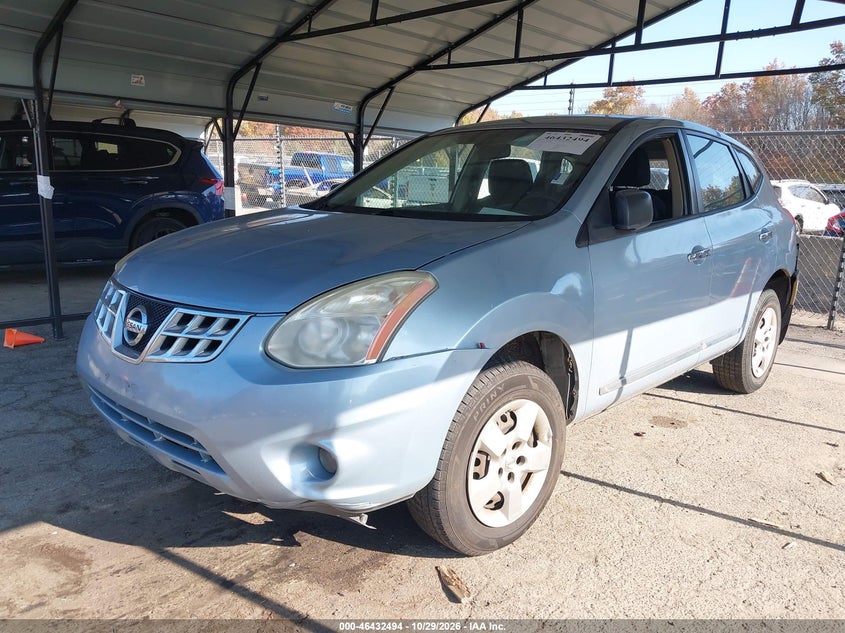 2014 Nissan Rogue Select S, Удар сзади, IAAI, VIN JN8AS5MV9EW204063 — фото 2