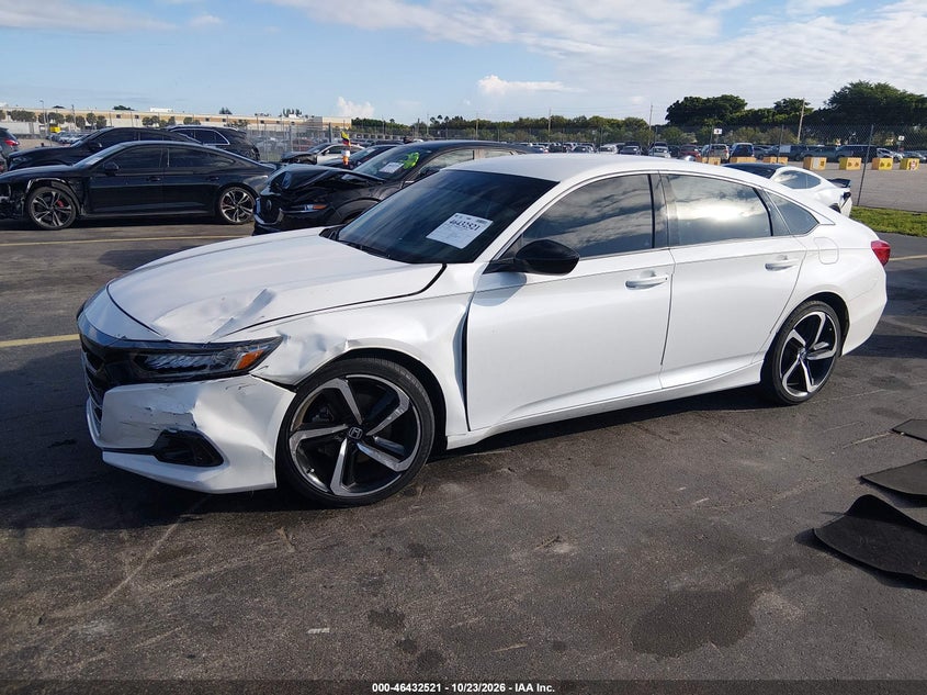 Vin: 1hgcv1f39ma031142, lot: 46932887, honda accord sport 20212