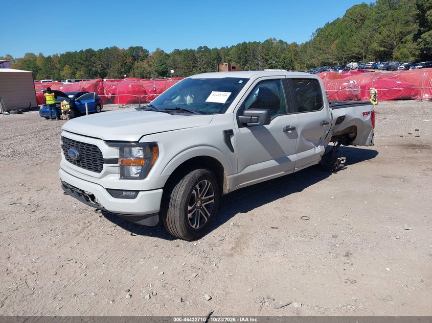 2023 Ford F-150 Xl, All Over, IAAI, VIN 1FTEW1EP2PKE61666 — photo 2
