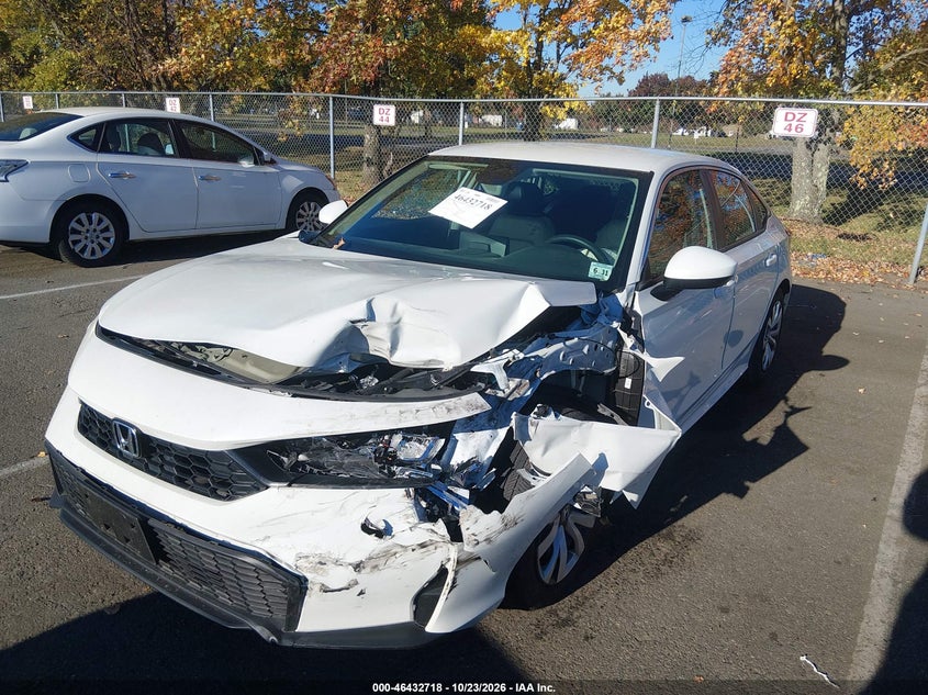 Vin: 2hgfe2f26th597270, lot: 46933085, honda civic lx 20262
