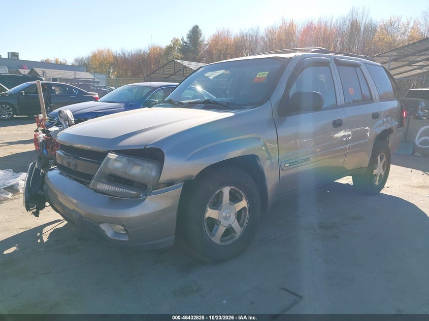 2003 Chevrolet Trailblazer Lt, Удар спереду, IAAI, VIN 1GNDT13SX32328800 — фото 2