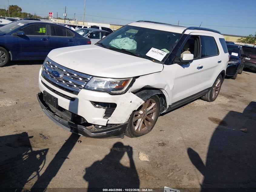Vin: 1fm5k7f88kgb38056, lot: 46933352, ford explorer limited 20192