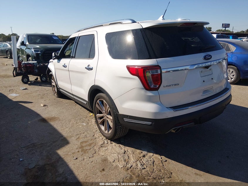 Vin: 1fm5k7f88kgb38056, lot: 46933352, ford explorer limited 20193