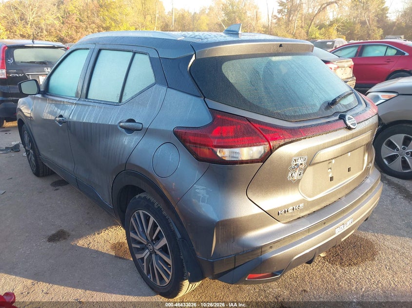 Vin: 3n1cp5cv8ml515644, lot: 46933392, nissan kicks sv xtronic cvt 20213