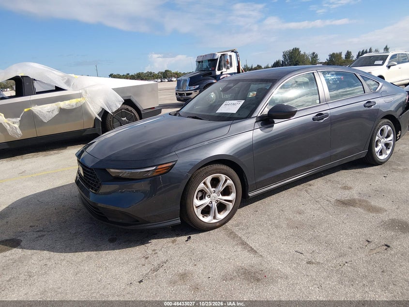 Vin: 1hgcy1f29sa084225, lot: 46933393, honda accord lx 20252