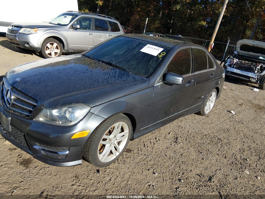 Vin: wddgf8ab7er321344, lot: 46933407, mercedes-benz c 300 sport 4matic 20142