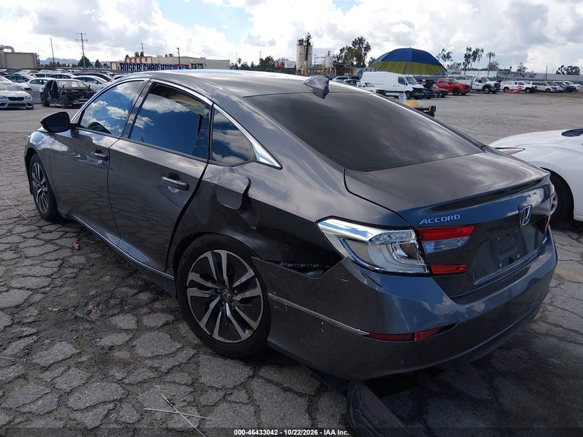 Vin: 1hgcv3f57ka000627, lot: 46933408, honda accord hybrid ex-l 20193