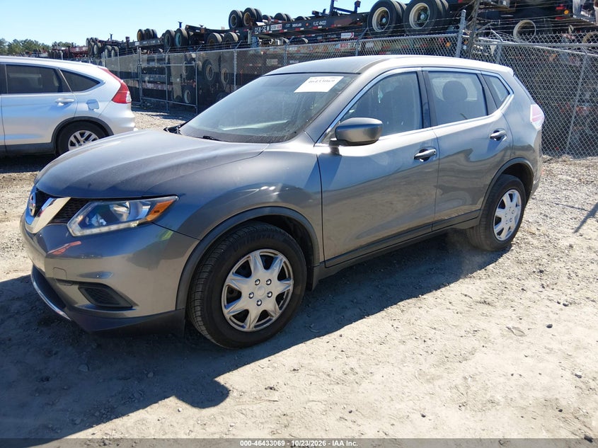 Vin: jn8at2mt2gw021150, lot: 46933435, nissan rogue s 20162