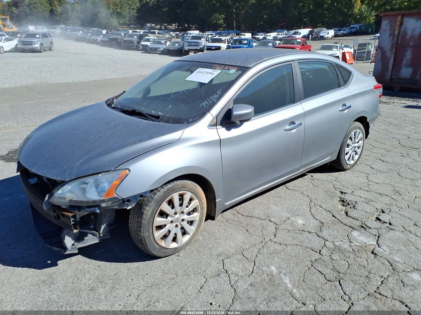 Vin: 3n1ab7ap7dl741065, lot: 46933462, nissan sentra s 20132