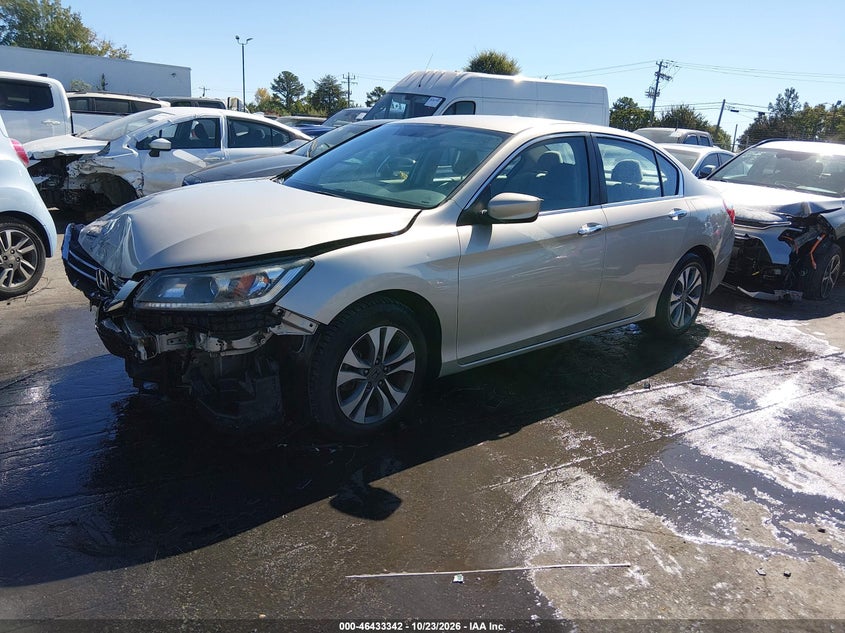 Vin: 1hgcr2f34fa230130, lot: 46933708, honda accord lx 20152