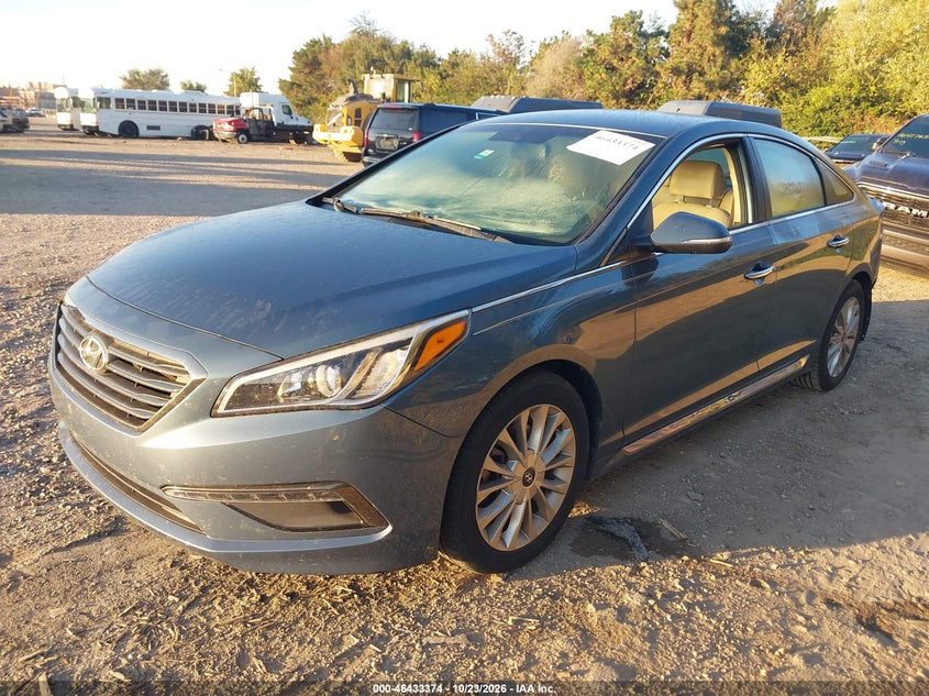 Vin: 5npe34af1fh096062, lot: 46933740, hyundai sonata limited 20152