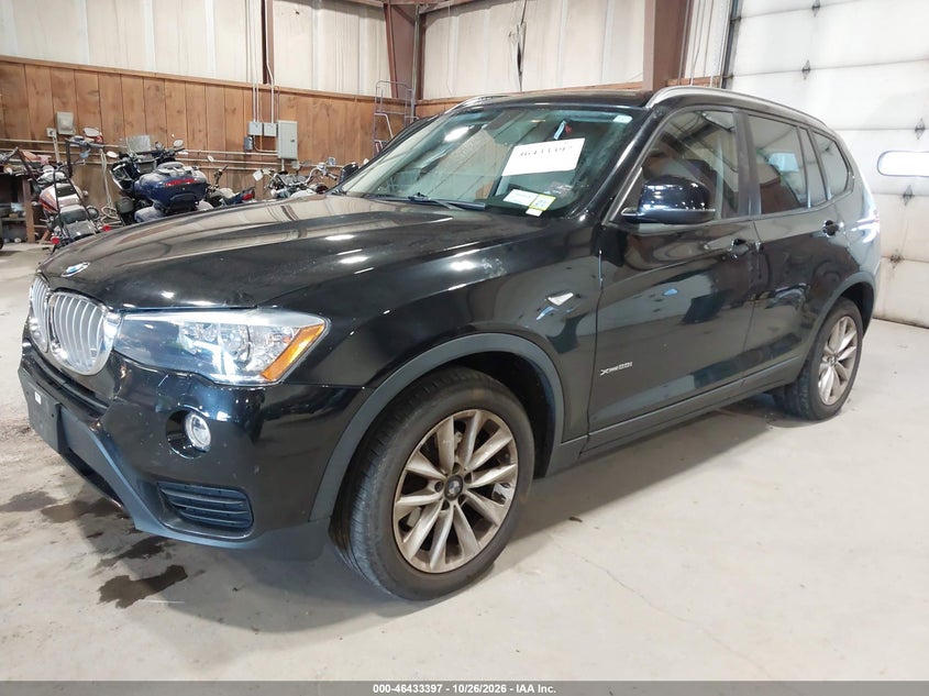 Vin: 5uxwx9c55h0t13816, lot: 46933763, bmw x3 xdrive28i 20172