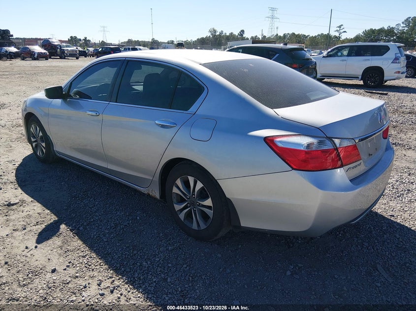 Vin: 1hgcr2f34ea007794, lot: 46933889, honda accord lx 20143