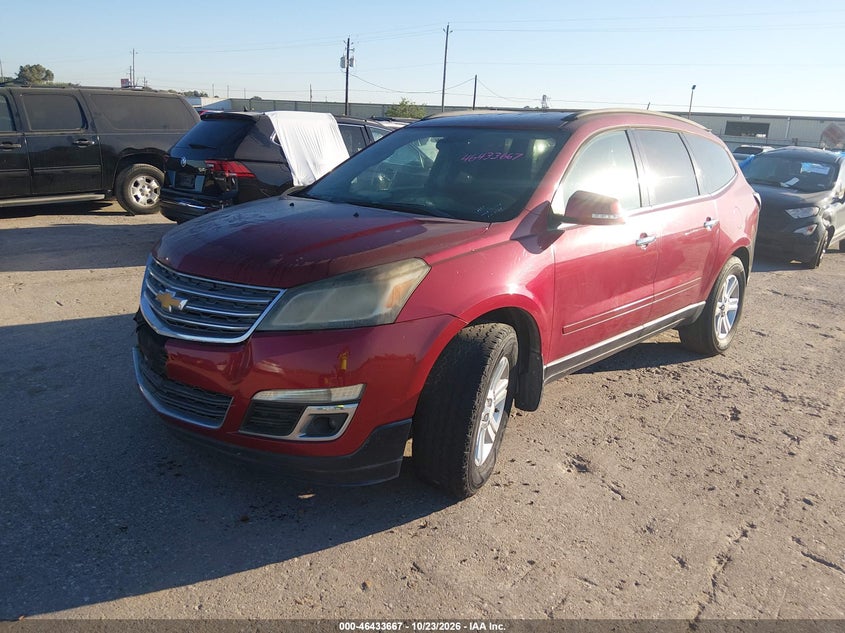 Vin: 1gnkrgkdxdj182112, lot: 46934033, chevrolet traverse 1lt 20132