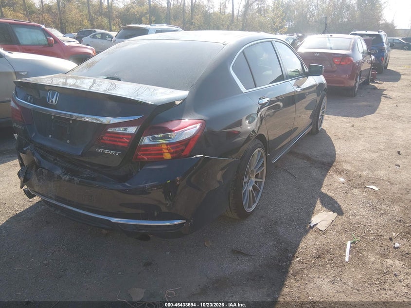 Vin: 1hgcr2f52ha040301, lot: 46934060, honda accord sport 20174