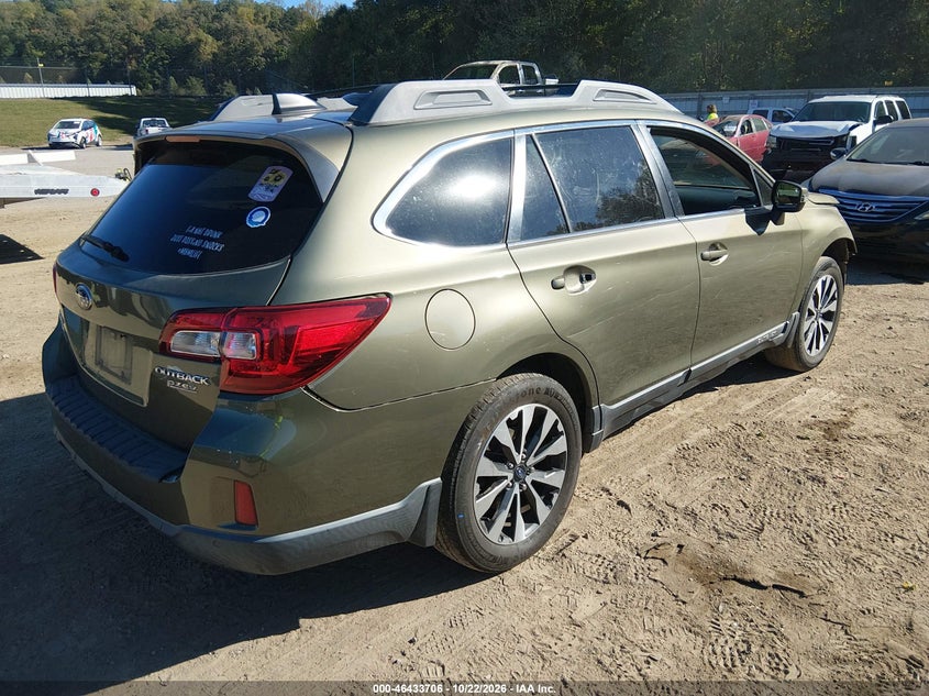 Vin: 4s4bsanc3h3358694, lot: 46934072, subaru outback 2.5i limited 20174