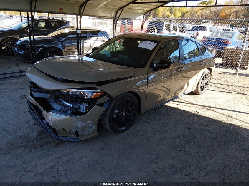 Vin: 19xfl2h89te036112, lot: 46934125, honda civic sport 20262