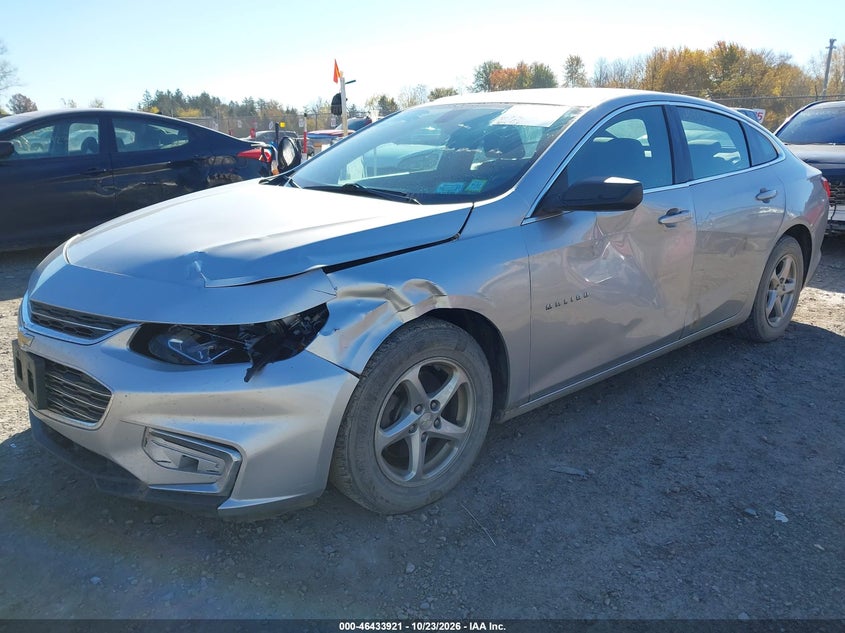 Vin: 1g1zb5st9jf218998, lot: 46934287, chevrolet malibu ls 20182