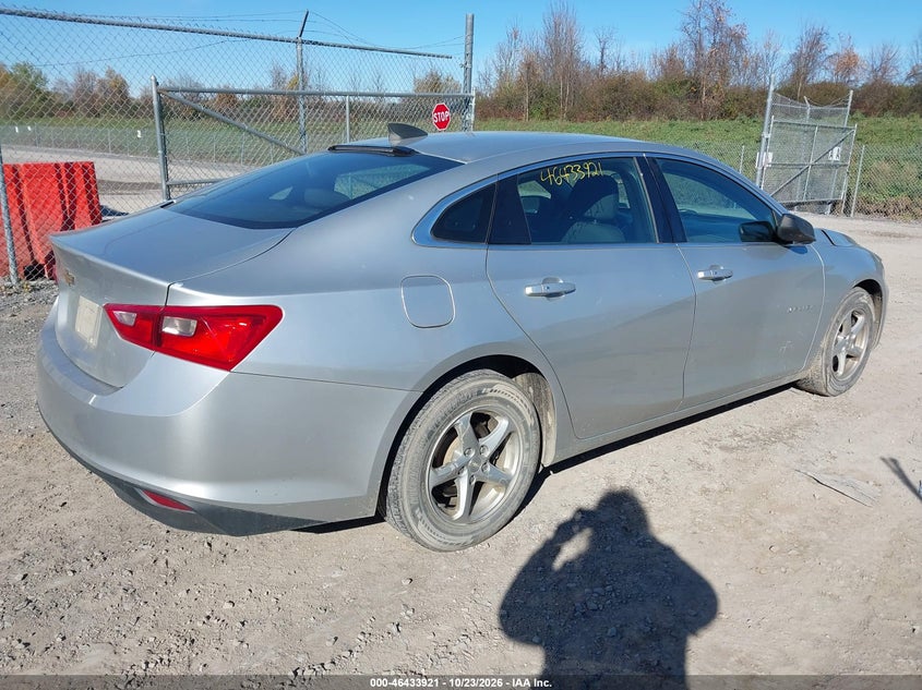 Vin: 1g1zb5st9jf218998, lot: 46934287, chevrolet malibu ls 20184