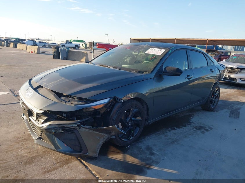 Vin: kmhlm4dg9tu144154, lot: 46934342, hyundai elantra sel sport 20262