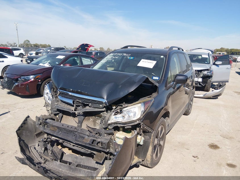 Vin: jf2sjajc6hh442557, lot: 46934367, subaru forester 2.5i limited 20172