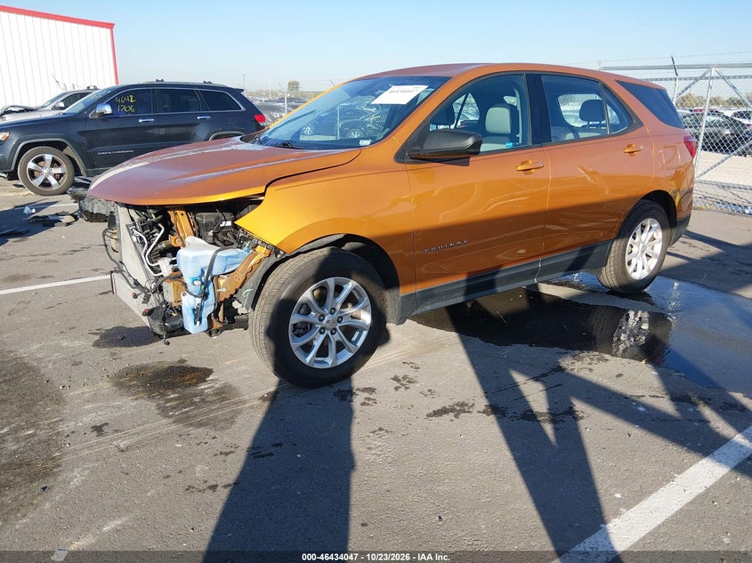 Vin: 2gnaxhev7j6233313, lot: 46934413, chevrolet equinox ls 20182