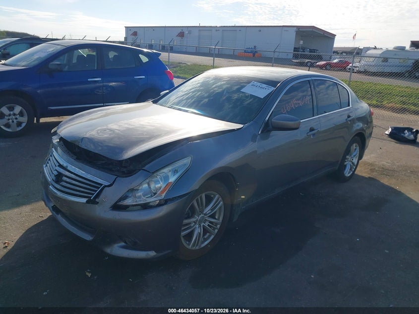 Vin: jn1cv6ar2bm407430, lot: 46934423, infiniti g37 20112