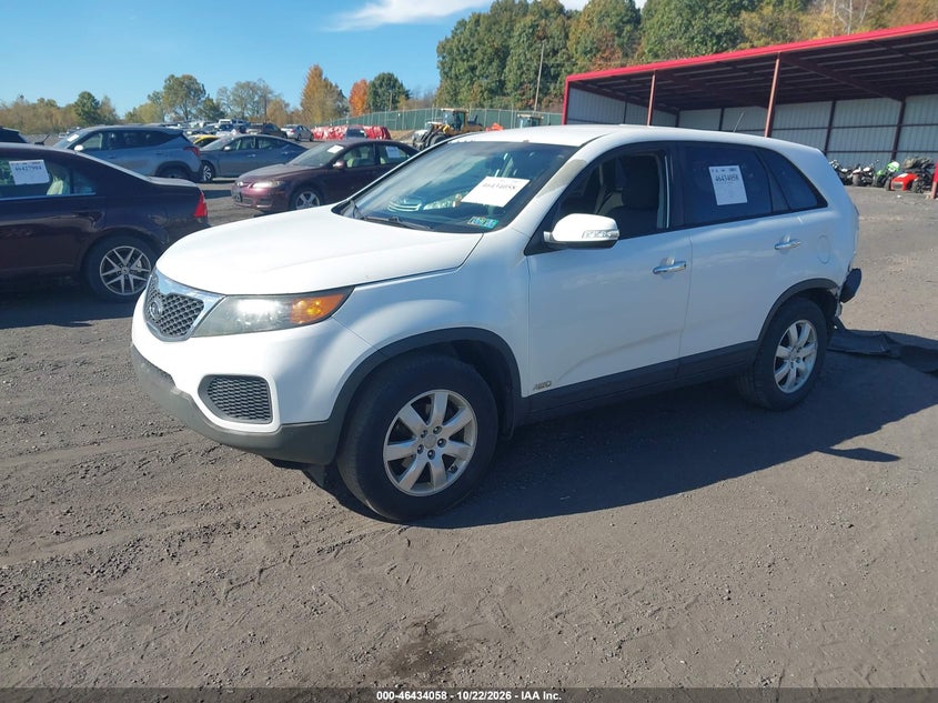Vin: 5xyktca68cg299790, lot: 46934424, kia sorento lx 20122