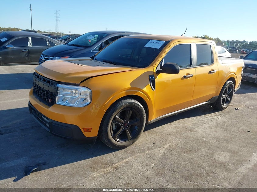 2022 Ford Maverick Xlt, Front End, IAAI, VIN 3FTTW8F94NRA43957 — photo 2