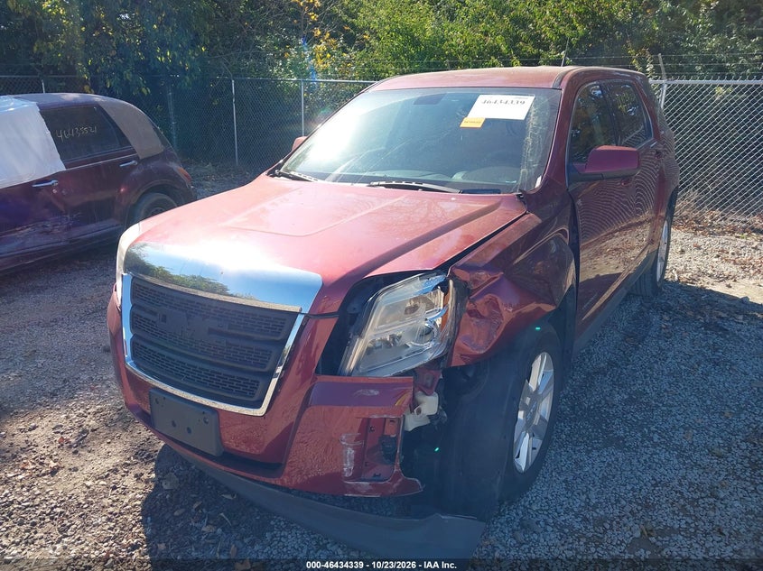 Vin: 2ctalmec8b6250090, lot: 46934705, gmc terrain sle-1 20112