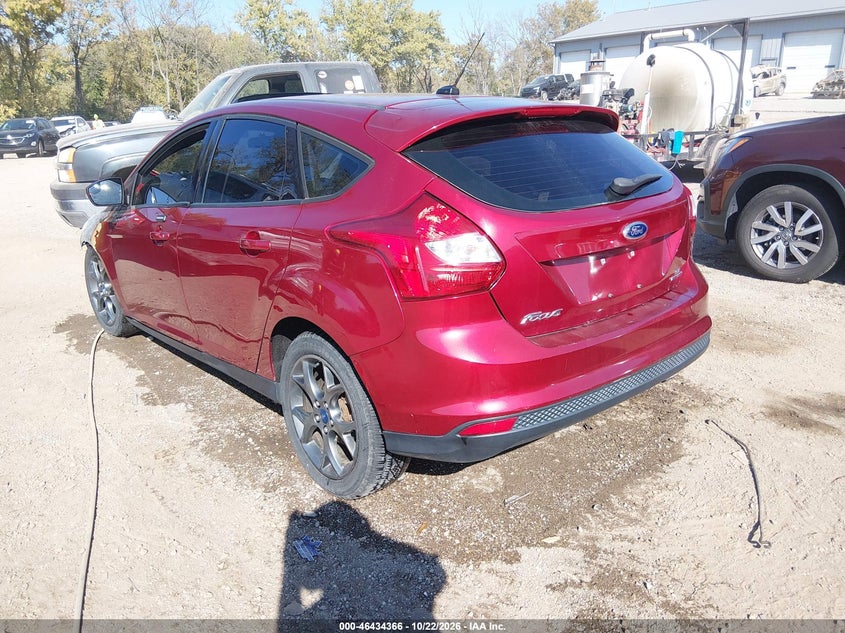 Vin: 1fadp3k28dl280791, lot: 46934732, ford focus se 20133
