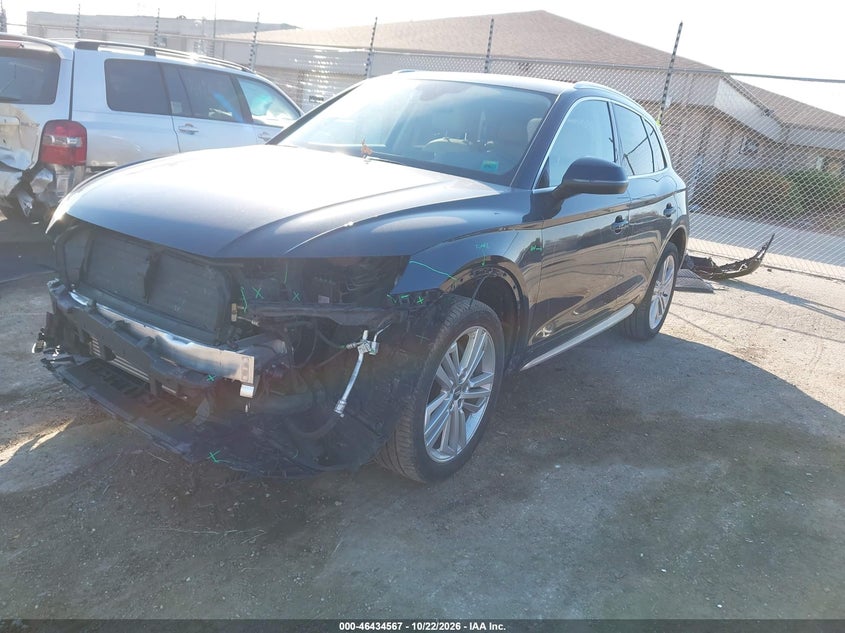 Vin: wa1bnafy2j2223573, lot: 46934933, audi q5 2.0t premium/2.0t tech premium 20182
