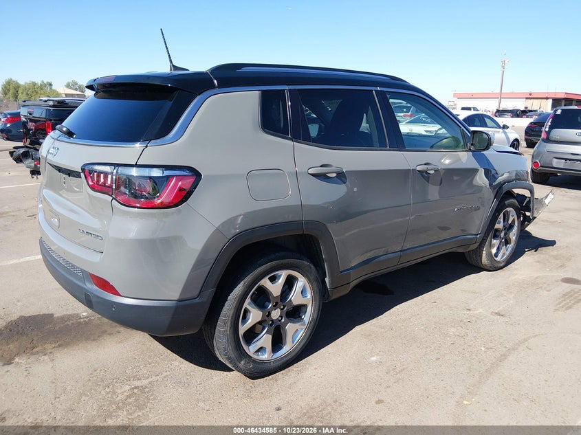 Vin: 3c4njdcb3mt539518, lot: 46934951, jeep compass limited 20214