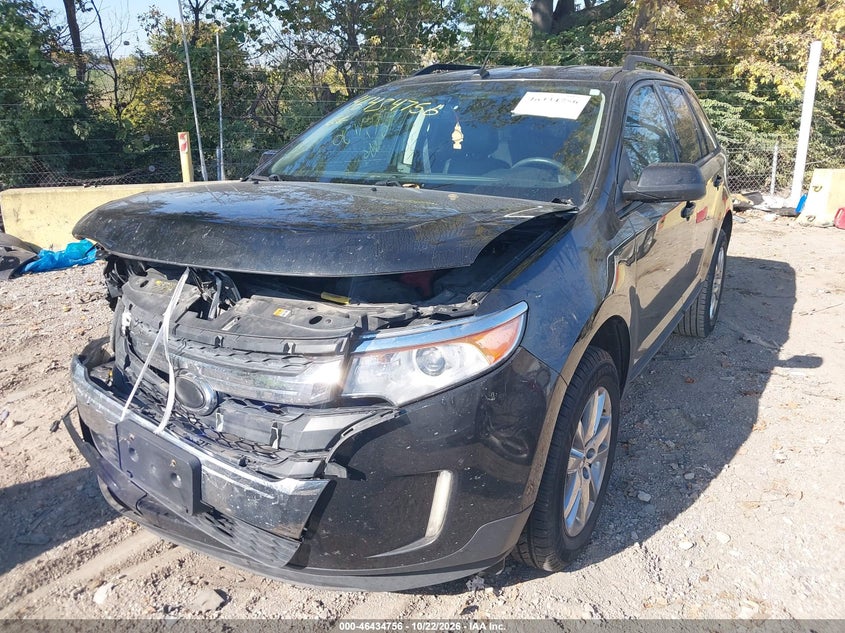 Vin: 2fmdk3jc4dbc52727, lot: 46935122, ford edge sel 20132