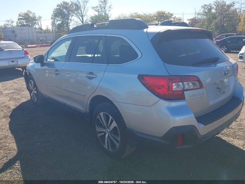 Vin: 4s4bsenc9j3230621, lot: 46935123, subaru outback 3.6r limited 20183