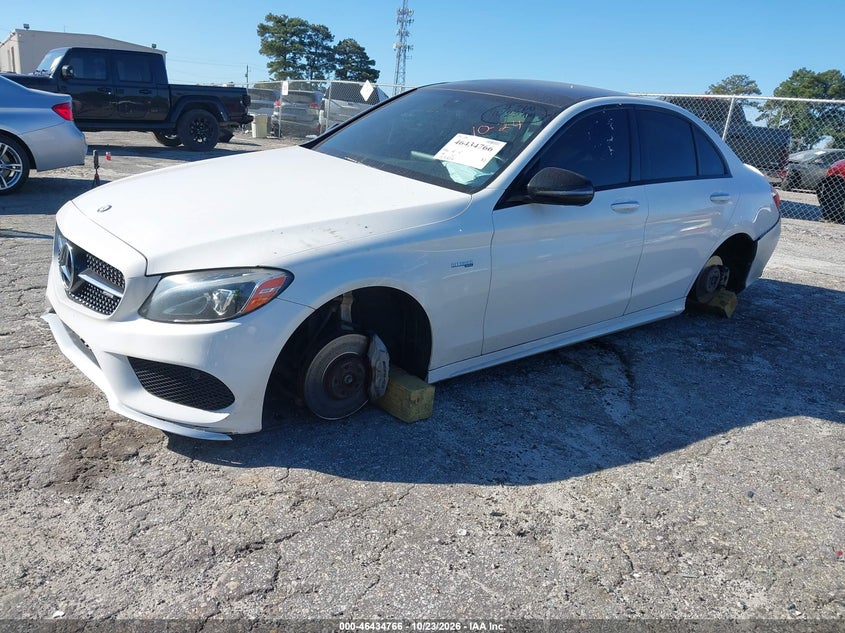 Vin: 55swf6eb6hu179551, lot: 46935132, mercedes-benz amg c 43 4matic 20172