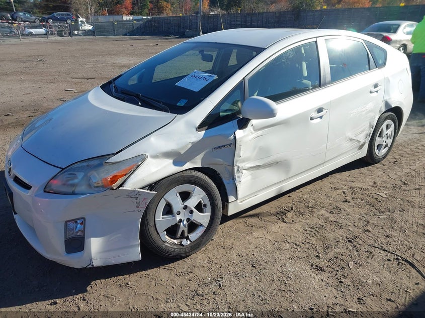 2010 Toyota Prius Ii, Левый бок, IAAI, VIN JTDKN3DU3A1308087 — фото 2