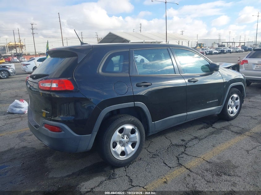 Vin: 1c4pjlab9fw762441, lot: 46935190, jeep cherokee sport 20154