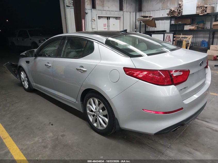 Vin: 5xxgn4a74eg329406, lot: 46935200, kia optima ex 20143