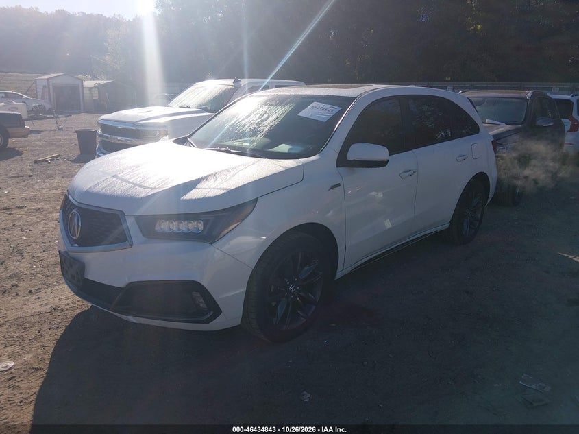 Vin: 5j8yd4h05ll006691, lot: 46935209, acura mdx technology   a-spec packages 20202