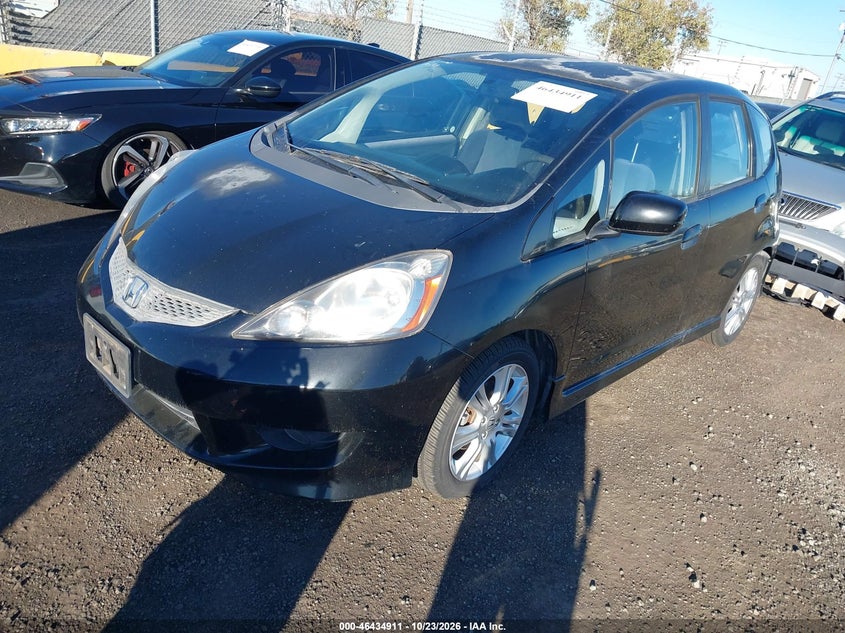 2009 Honda Fit Sport, Обычный износ, IAAI, VIN JHMGE88409S038382 — фото 2