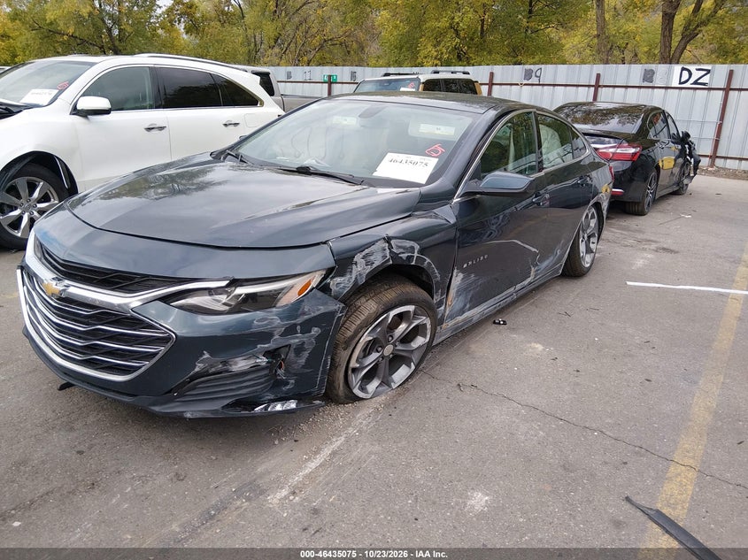 2020 Chevrolet Malibu Fwd Lt, Front End, IAAI, VIN 1G1ZD5ST8LF110689 — photo 2