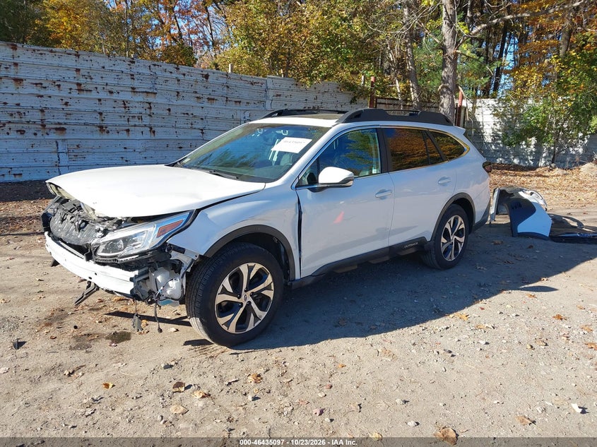 2020 Subaru Outback Limited, Front End, IAAI, VIN 4S4BTANCXL3155355 — photo 2