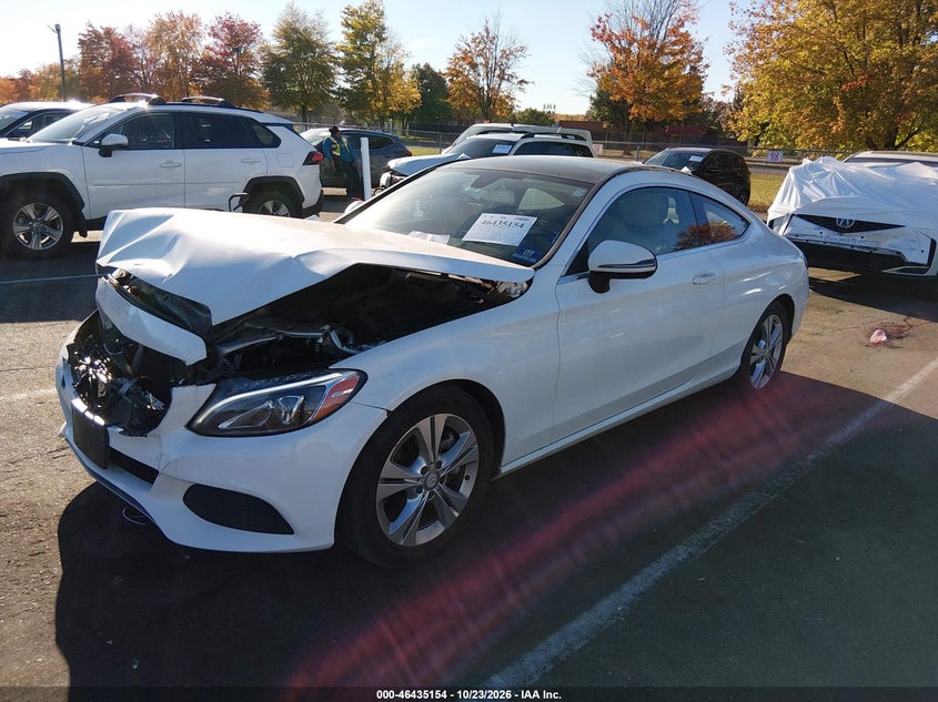 Vin: wddwj4kb0hf336663, lot: 46935520, mercedes-benz c 300 4matic 20172