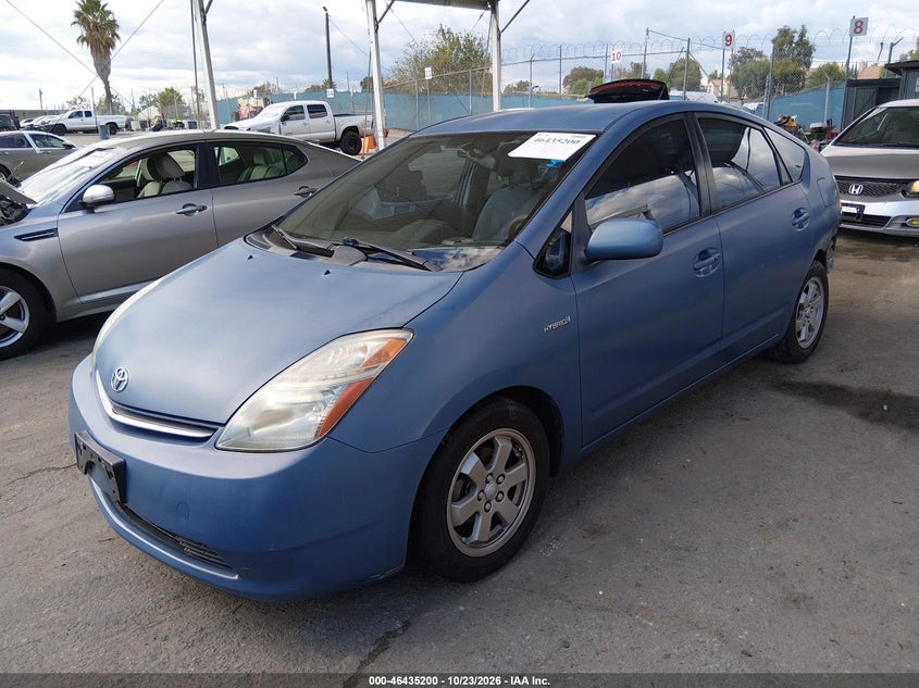 2007 Toyota Prius, Rear, IAAI, VIN JTDKB20U577625335 — photo 2