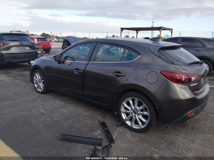Vin: jm1bm1m39e1208628, lot: 46935579, mazda 3 grand touring 20143